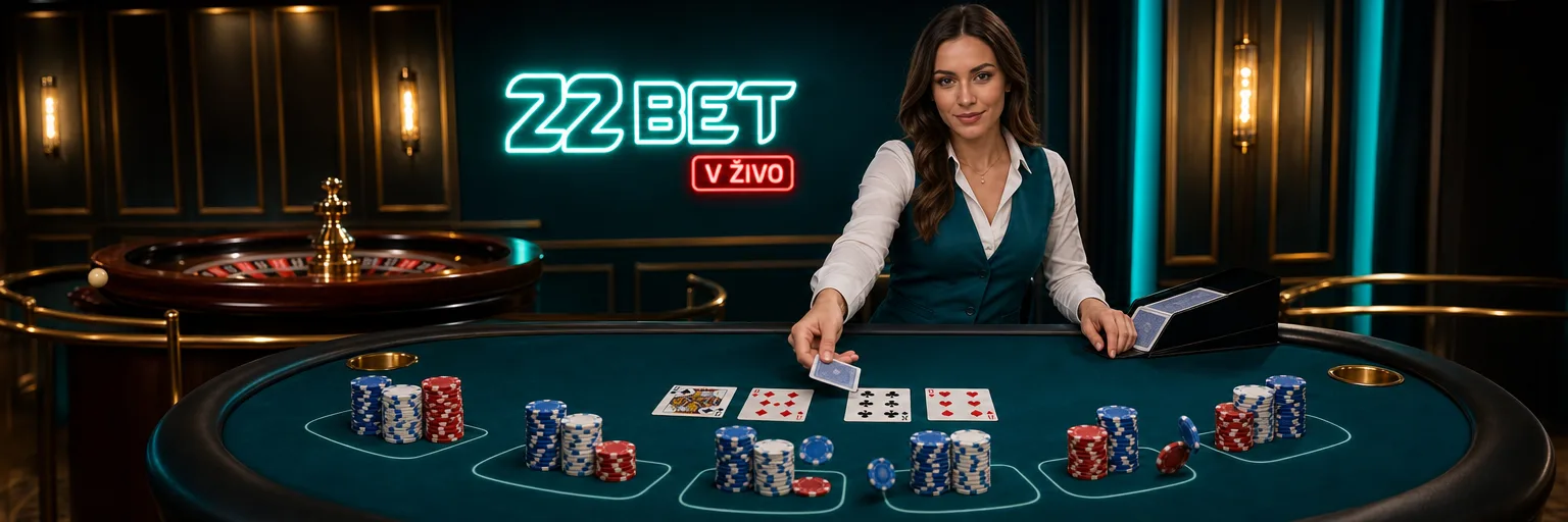 Mize v živo pri 22Bet s pravimi delivci v studiu